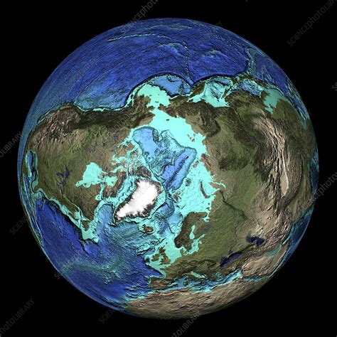 Earth's topography - Stock Image - E050/0672 - Science Photo Library