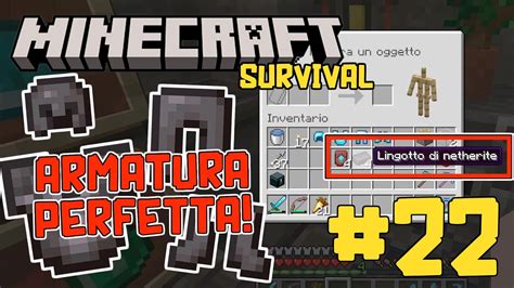 Minecraft ITA Finalmente L Armatura Perfetta Survival Ep 22 YouTube