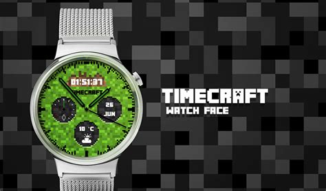 Timecraft Is A Cool Minecraft Inspired Android Wear Watch Face By Tha