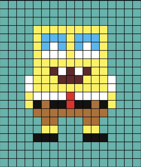 Spongebob Pixel Art Artofit