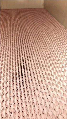 Green Brown And Brown Material Cellulose Evaporative Cooling Pad In