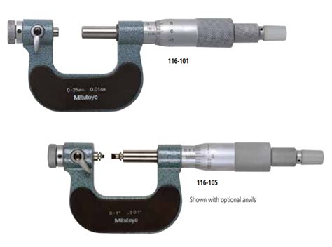 Mitutoyo Pana Micrometers Series Interchangeable Anvil Type