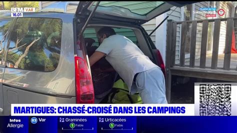 Bouches Du Rh Ne Chass Crois Dans Les Campings De Martigues