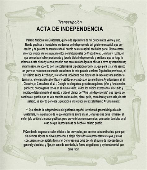 La Independencia De Nicaragua