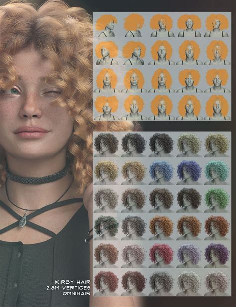 Dforce Kirby Hair For Genesis Daz D