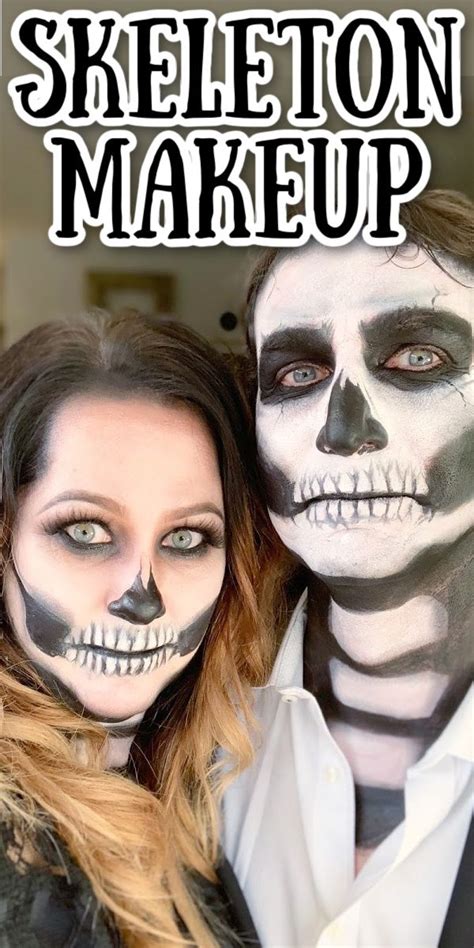 Skeleton Makeup How To Skeleton Face Makeup Halloween Skeleton Makeup Skeleton Makeup