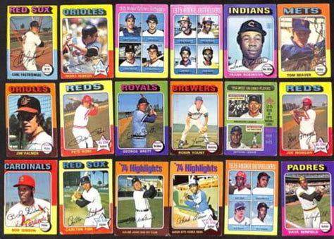 Topps Vg Vgex Avg Cond Complete Card Baseball Set Lower Grade