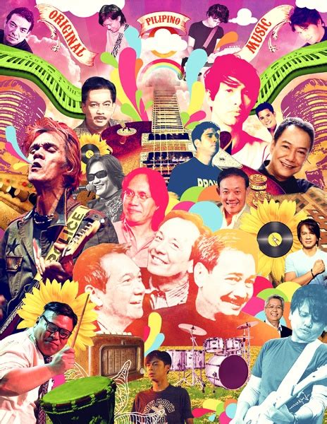 Opm Original Pinoy Music Music Collage Philippines Culture Collage Art