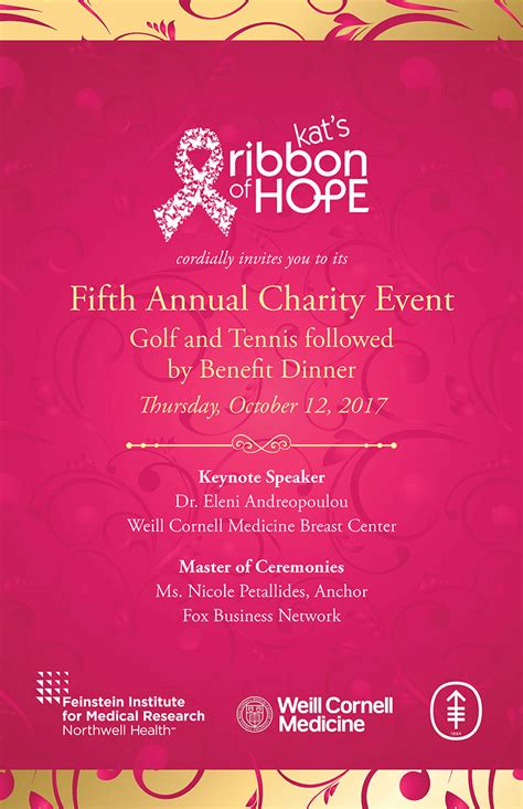 Fifth Annual Charity Event Kats Ribbon Of Hope