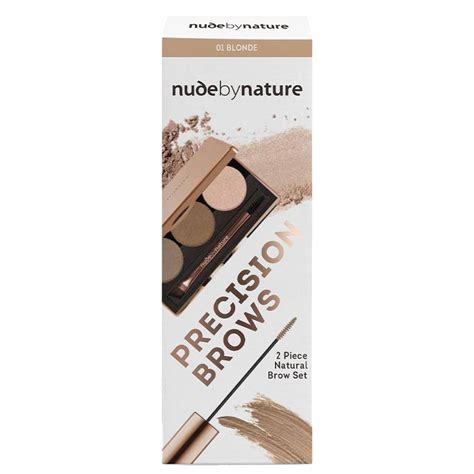 Buy Nude By Nature Precision Brows Blonde Kit Limited Edition Online At