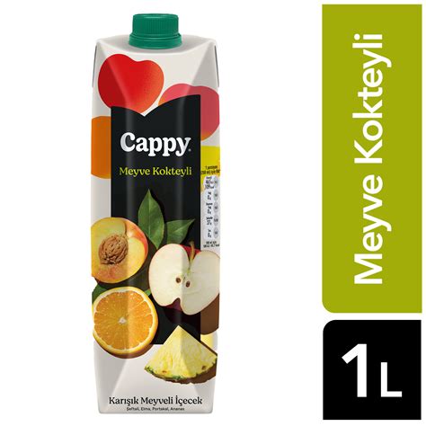 Cappy Meyve Kokteyli İçecek Karton Kutu 1 L Migros