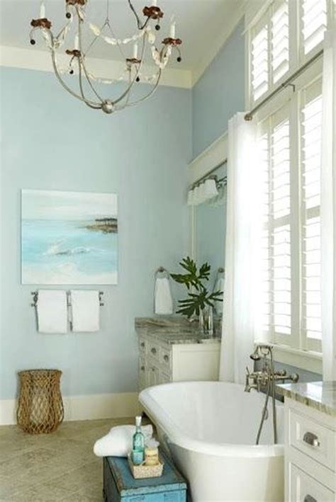 38 Awesome Coastal Style Bathroom Decorating Ideas Hmdcrtn Coastal