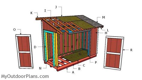 Pent roof shed plans knowledge ~ melyn shed garage