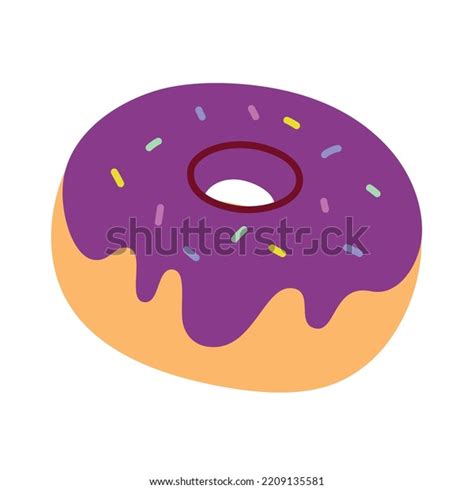 Donut Vector Icon Doodle Illustration Doughnut Stock Vector Royalty Free 2209135581 Shutterstock