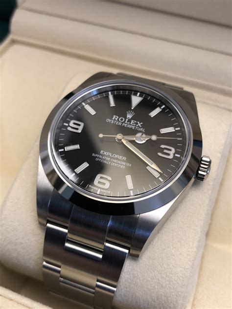 Rolex Explorer I Lume Dial Mk Ii Aug Box Papers Rolex