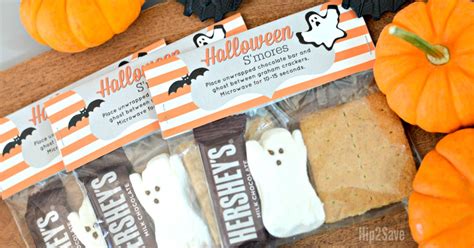 Make Halloween Smores Kits With Our Free Printable Bag Toppers