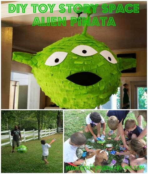 Diy Toy Story Space Alien Piñata Crafty Mama In Me