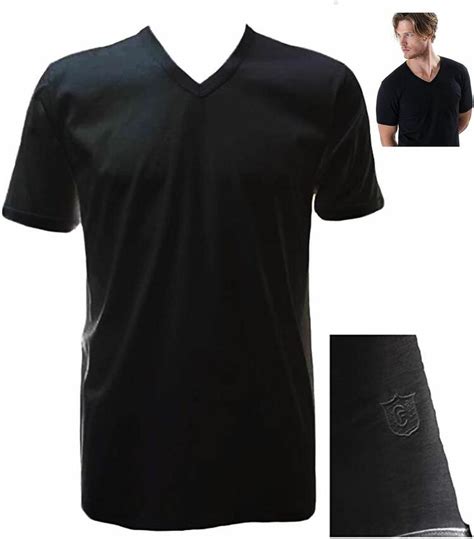 Maglia Intima Uomo Scollo A V Filo Di Scozia Gicipi 261 Nero Tg 8