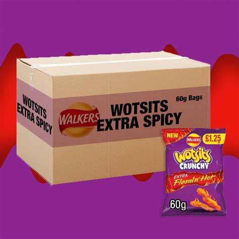 Spicy Flavoured Crisps One Pound Crisps