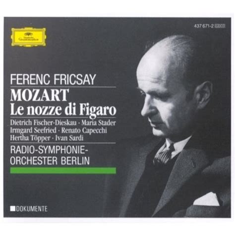 Mozart Le Nozze Di Figaro Gesamtaufnahme Berlin Fischer D