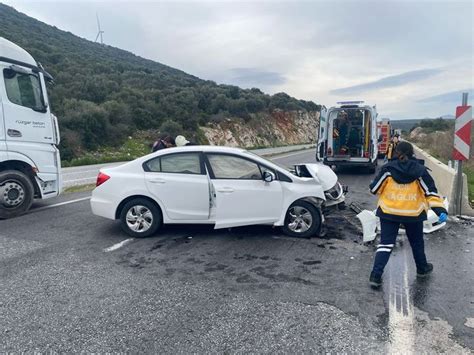 Otomobil bariyerlere çarptı 1 ölü 2 yaralı