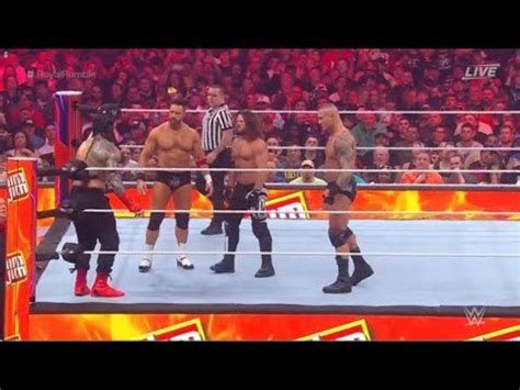 Roman Reigns Vs La Knight Vs Aj Styles Vs Randy Orton Match Highlight