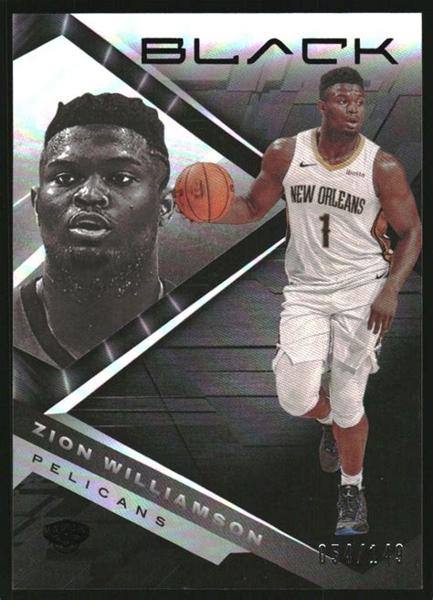 2021 22 Panini Black 59 Zion Williamson NM MT