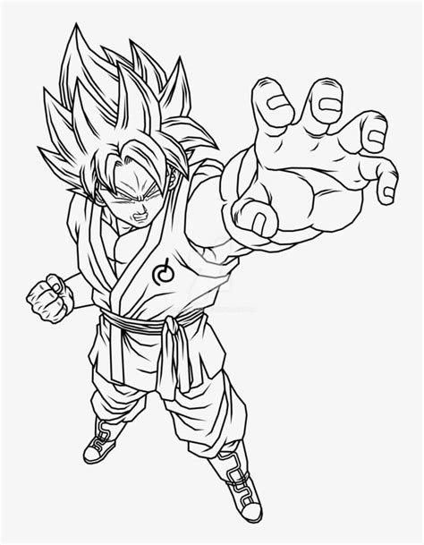 Goku Super Saiyan Para Colorir Imprimir E Desenhar Colorir Me