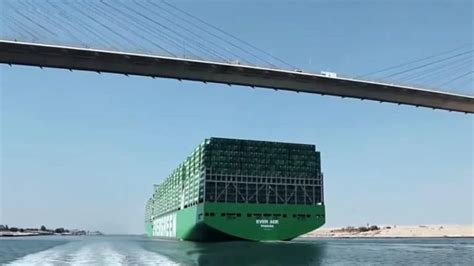 Worlds Largest Container Ship Ever Ace Successfully Transits Suez Canal