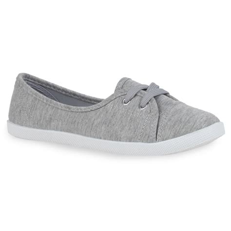 Mytrendshoe Sportliche Damen Ballerinas Stoff Kaufland De