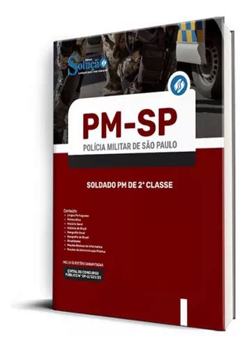 Apostila Pm Sp Soldado Pm De 2ª Classe Ed Solução Parcelamento Sem