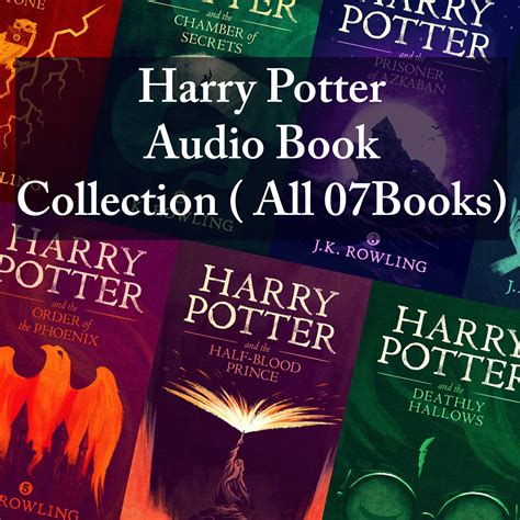 Harry Potter Complete Audio Book Collection 1-7 Narrated By | Etsy