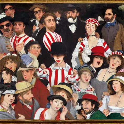 Where S Waldo In The Style Of Manet Stable Diffusion Openart