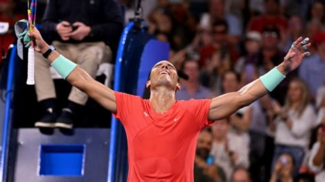 Rafael Nadal Emotional After Winning First Comeback Singles Match