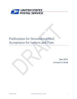 Fillable Online Ribbs Usps Publication For Streamlined Mail Ribbs