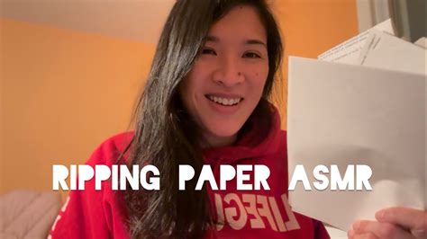 ASMR Keep Me Company While I Go Through Some Old Paperwork Ripping