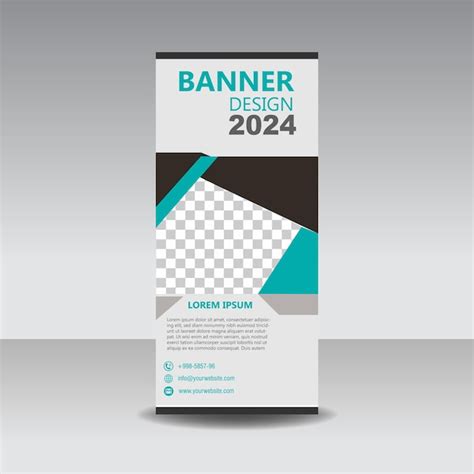 Premium Vector Vector Professional Roll Up Stand Banner Template Design