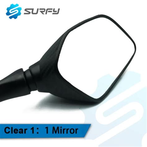 DK Nmax Carbon Side Mirror Clear Short Stem R25 Surfy Racing Hero Made