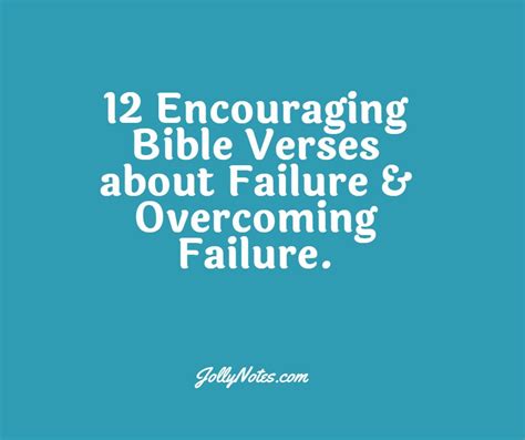 12 Encouraging Bible Verses About Failure And Overcoming Failure Daily