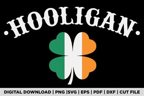 Hooligan St Patricks Day Irish Shamrock Graphic By Pod Graphix