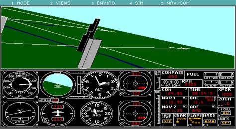 Microsoft Flight Simulator V Dos