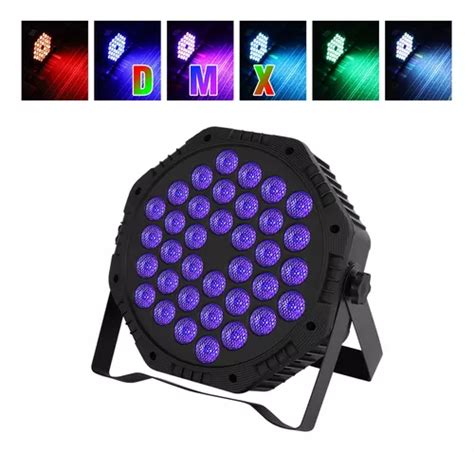 Cañon De Leds 36x3 Par Audio Rítmico Multicolor Fiestas Envío gratis