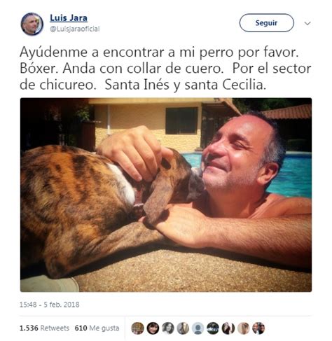 Lucho Jara Hizo Desesperado Llamado Por Su Perro Perdido Fue Troleado