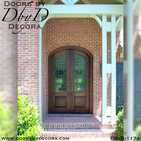 Custom Leaded Glass Elliptical Doors Entry Doors By Decora