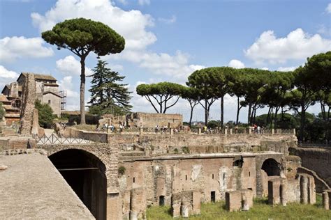 Wzgórza Italy palatyn Rome zdjęcie stock Obraz złożonej z antyczny