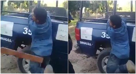 Sinaloa Castigaron Con Tablazos Polic As A Detenido