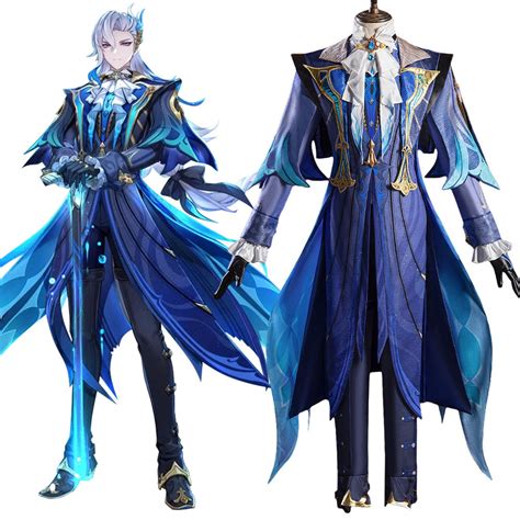 Genshin Impact Fontaine Neuvillette Cosplay Costume Gcosplay