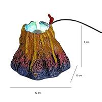 Jainsons Pet Products Aquarium Decorative Volcano Led Bubbler