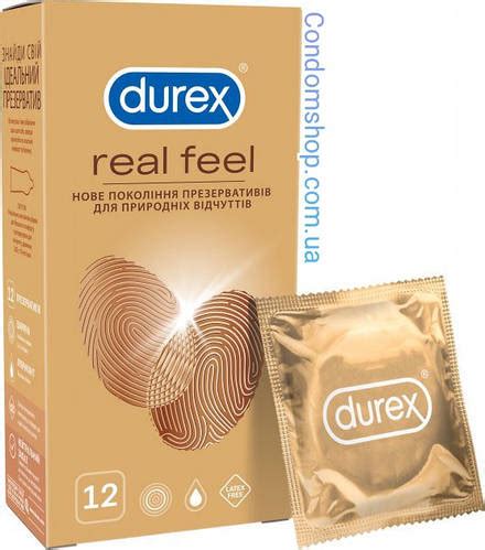 Купити Презервативи Durex Real Feel нова технологія шкіра до шкіри для ...