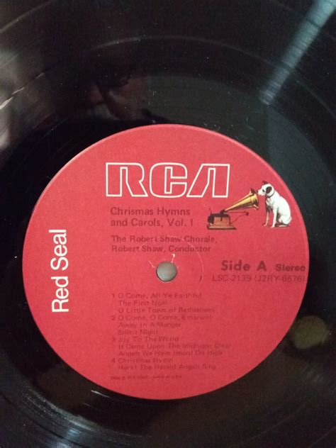 Robert Shaw Conducts Christmas Hymns And Carols Vol 1 LP RCA Records